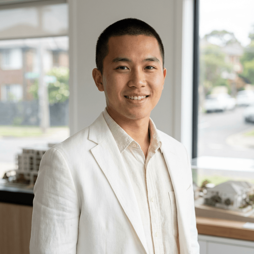 Professional headshot of a real estate agent